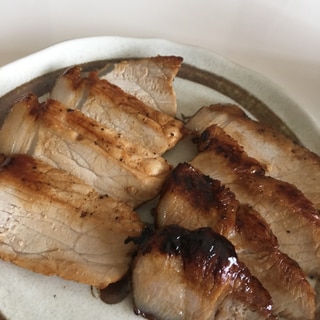 【男の宅飯】簡単時短 豚ロース厚切り肉の焼豚